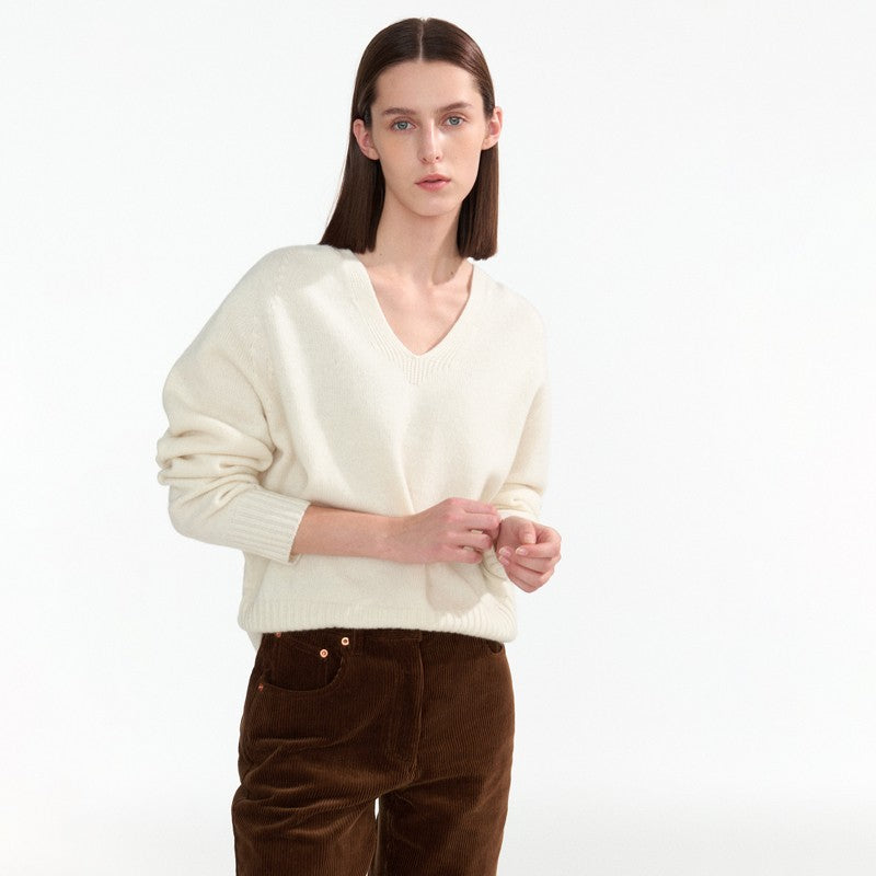 Women's Fashion Wool Korean Casual Loose Sweaters