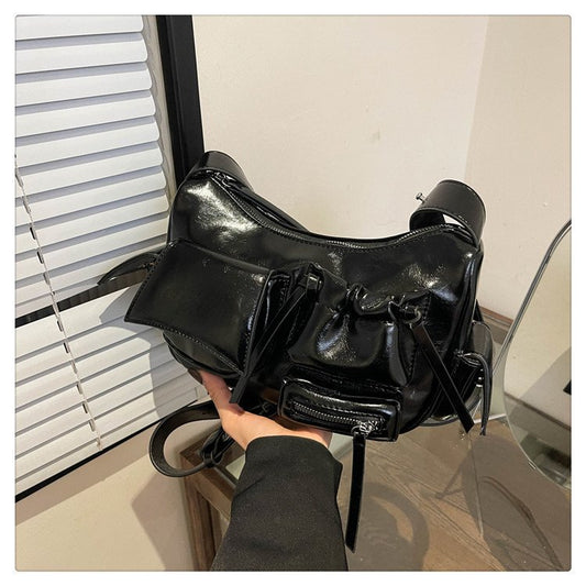 Women's Versatile Motorcycle Underarm For Commuter Crossbody Bags