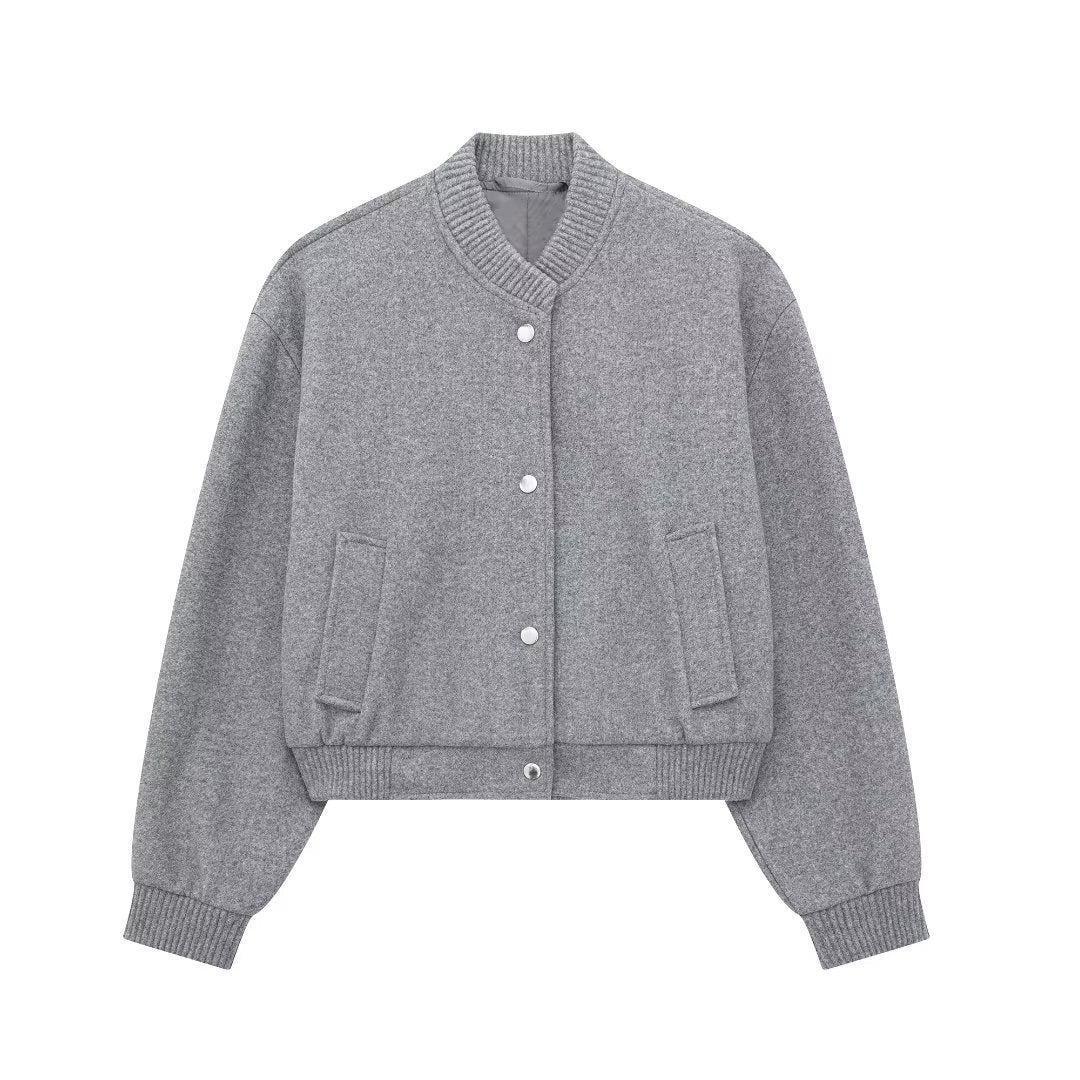 Women's Slouchy Attractive Soft Loose Bomber Jackets