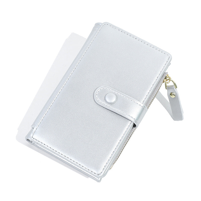 Women's High Sense Short Simple Zipper Change Ladies Wallets