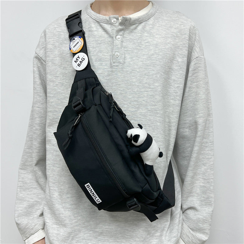 Men's Large Capacity Waterproof Female Korean Style Men's Chest Bags