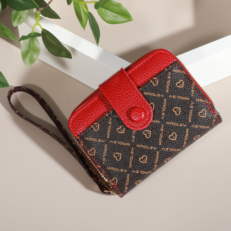 Women's Beautiful New Short Printed Clutch Ladies Wallets