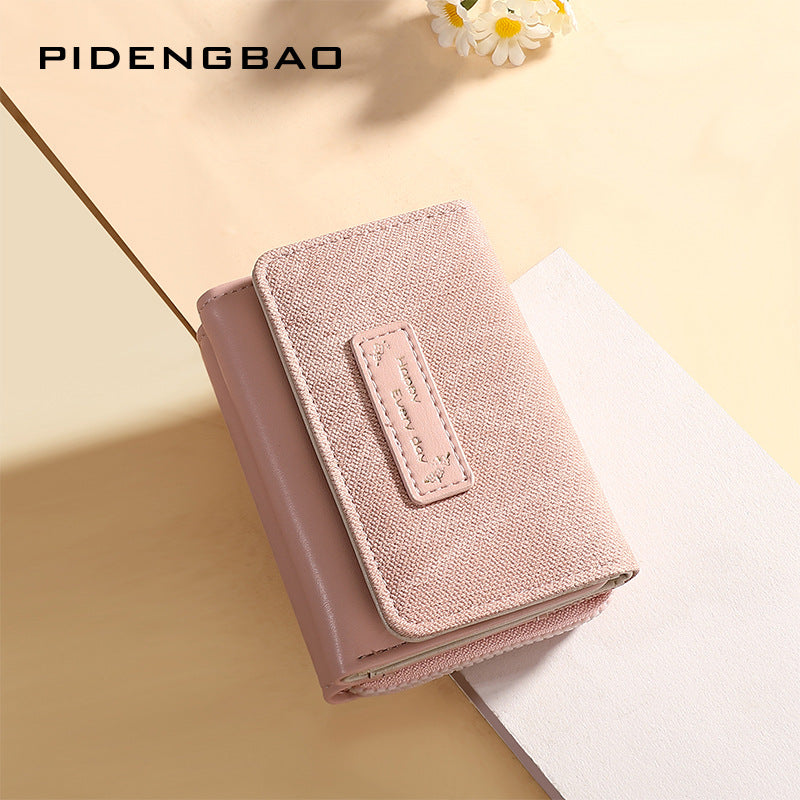Women's Korean Female Multiple Slots Zipper Ladies Wallets