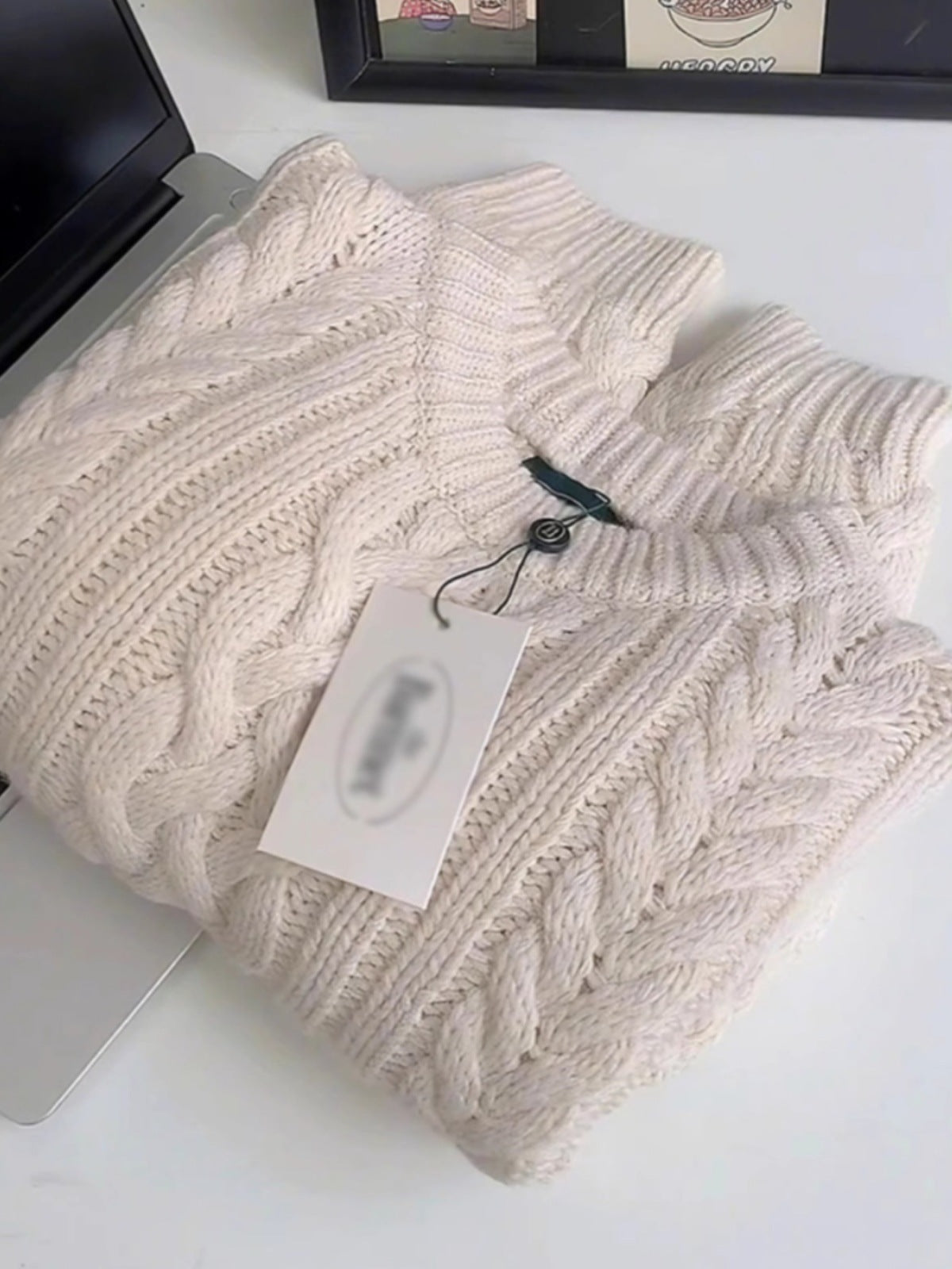 High Sense European Goods Twist Weave Sweaters
