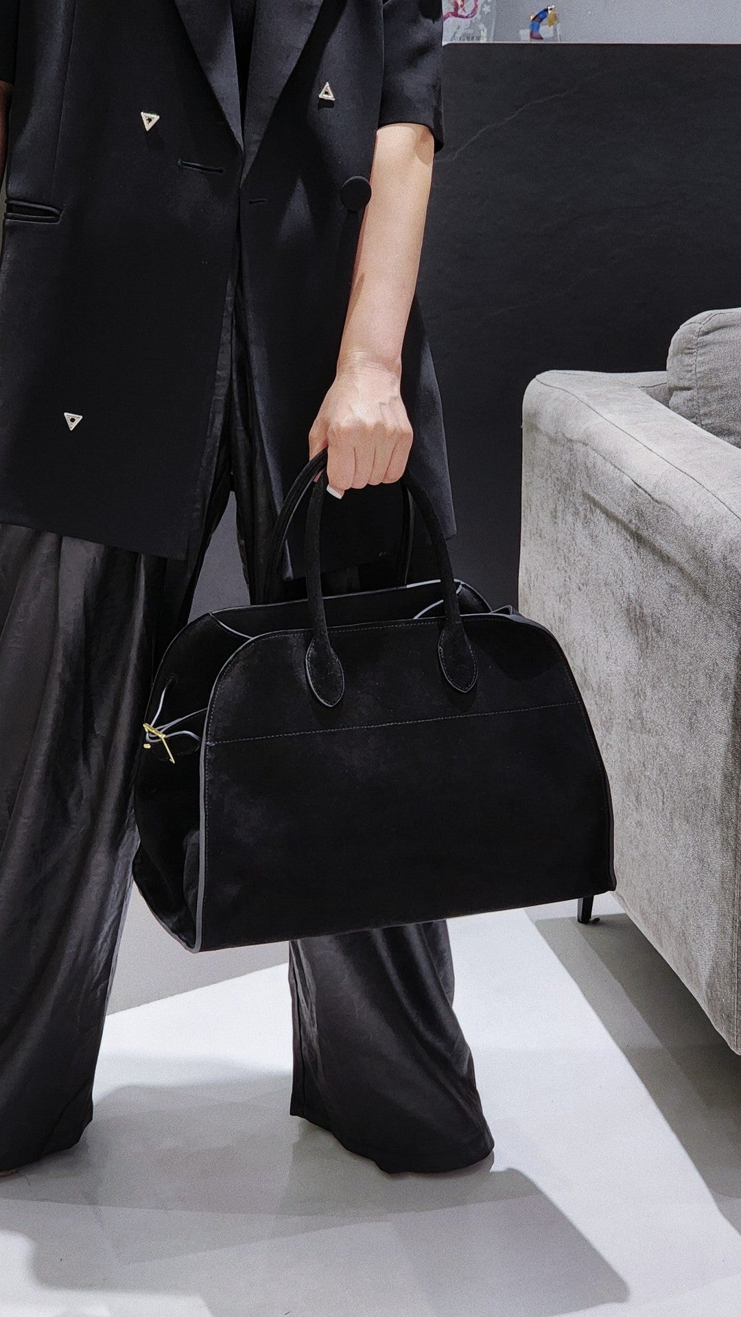 Fashion Women's Suede Large Capacity Cowhide Bags