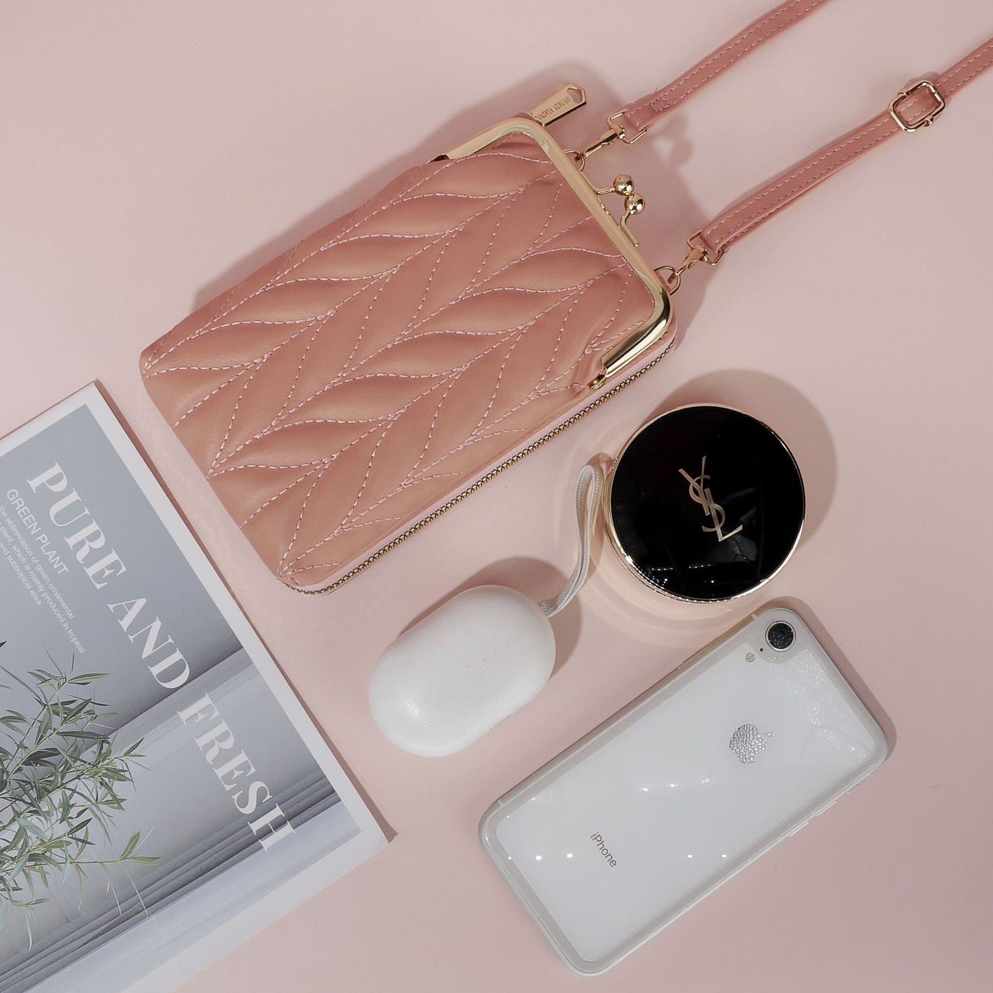 Women's Korean Style Rhombus Simple Vertical One Phone Bags