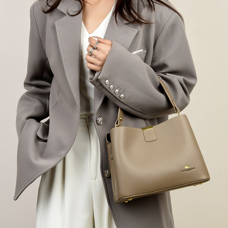 Women's Pattern Kangaroo High-grade Genuine Doctor Small Square Bags