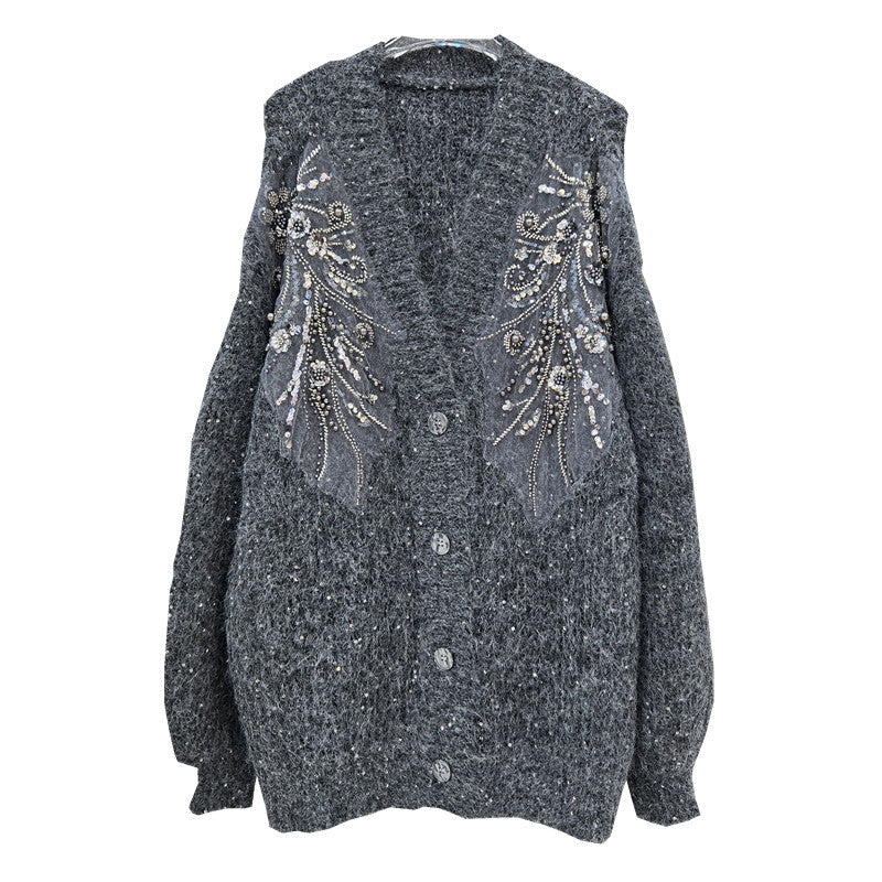 Women's European Goods Western Style French Sequins Sweaters