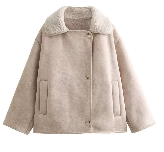 Women's Cool Attractive Suede Thick Warm Jackets