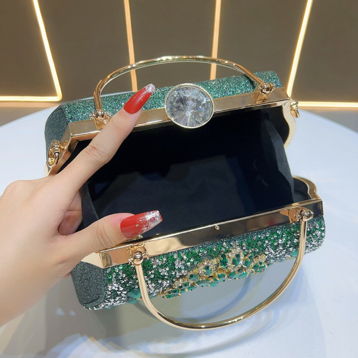 Women's Clutch Cheongsam Large Capacity High-grade Light Evening Bags