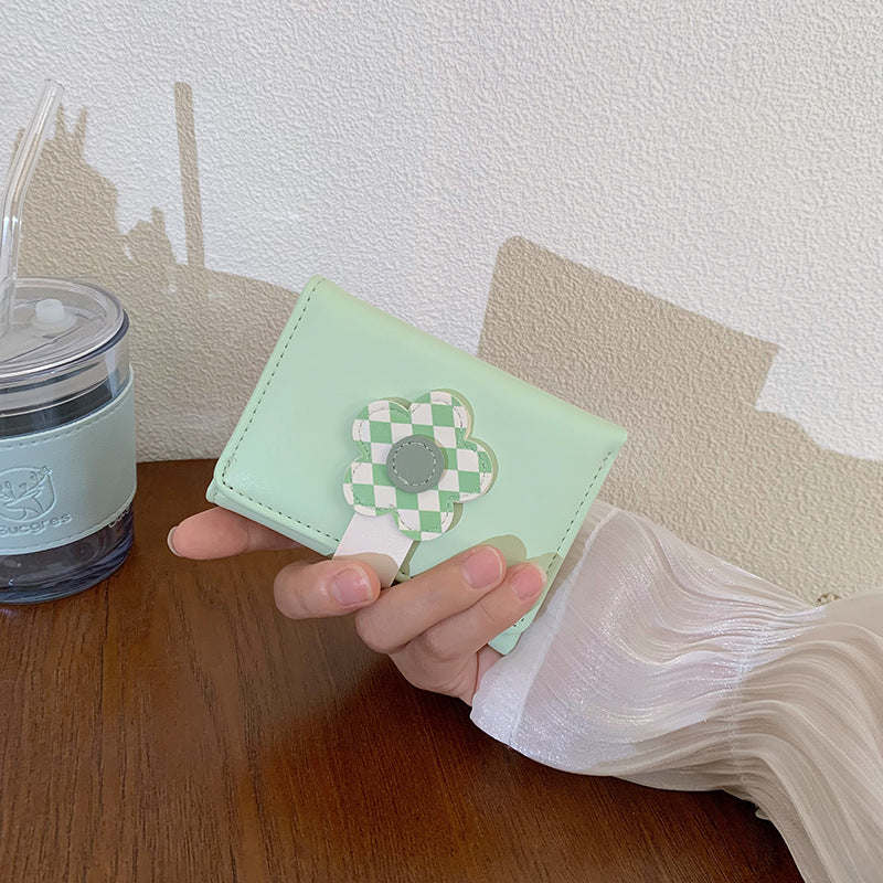 Women's Classic Korean Short Cartoon Cute Purses