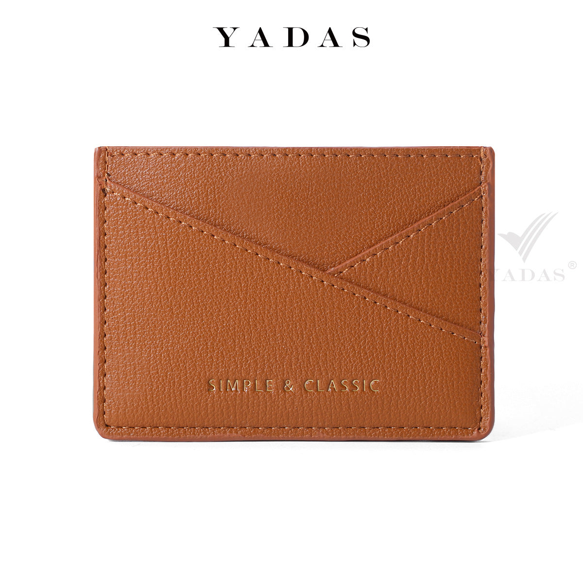Zipper Oblique Position Design Simple Fashion Card Holder