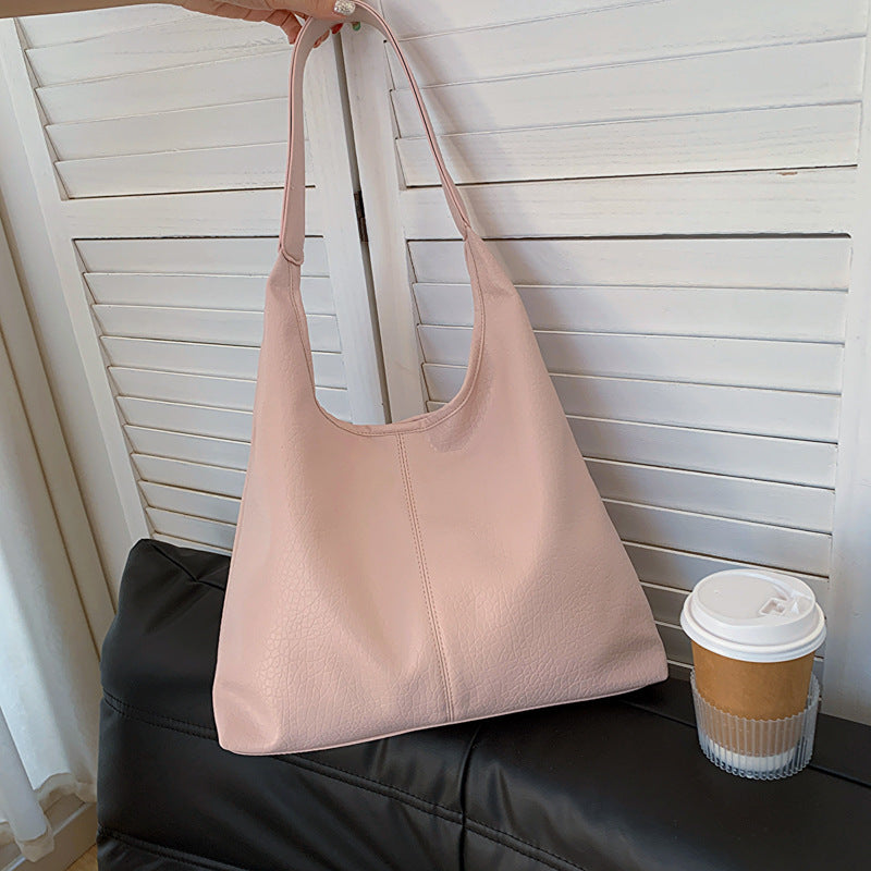 Soft Leather Large Capacity Fashion Style Tote Bags