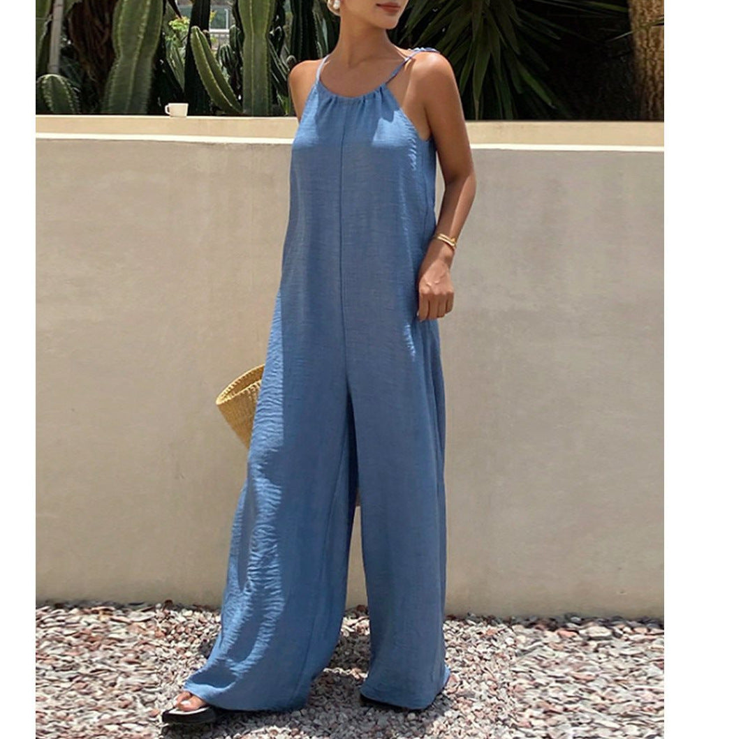 Fashion Women's Summer Commuter Sleeveless Jump Jumpsuits