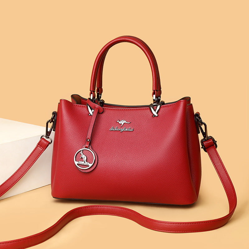 Women's Soft Leather Portable Fashion Classy Handbags