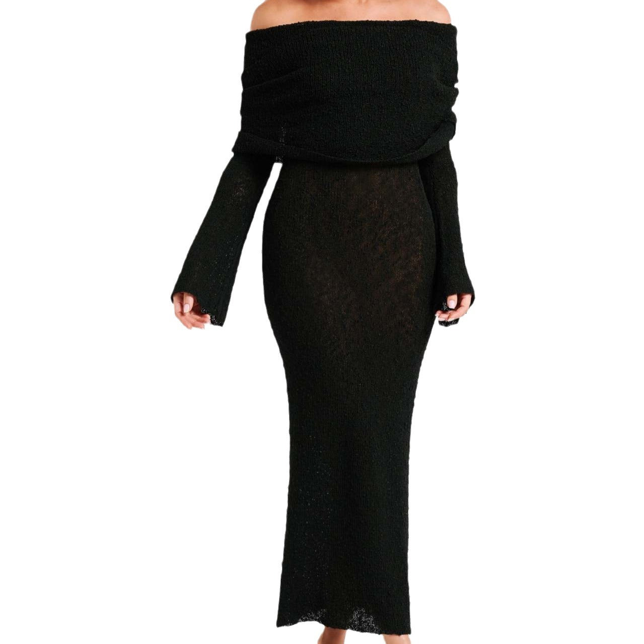Beach Vacation Cover-up Slimming Flared Sleeves Dresses
