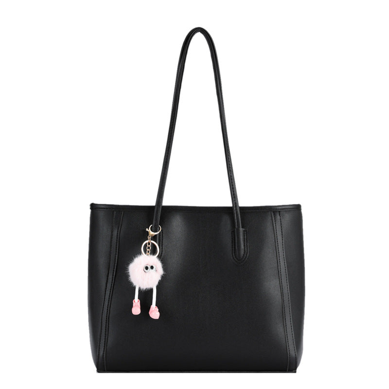 Elegant Commuter Textured Versatile Korean Style Tote Bags