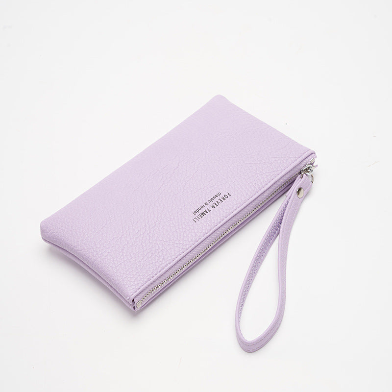 Women's Korean Style Zipper Long Large Capacity Ladies Wallets