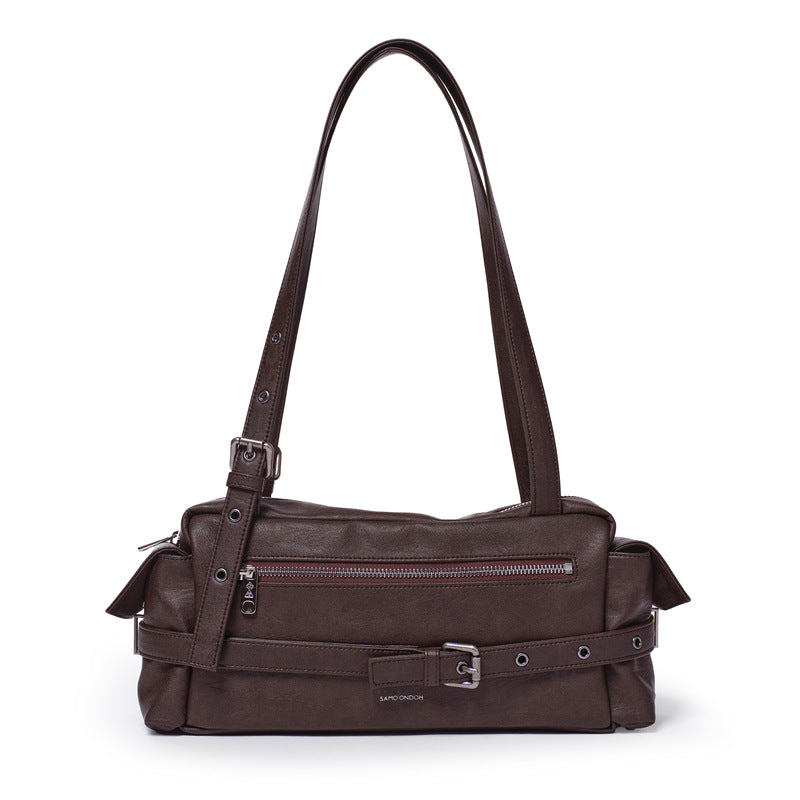 Women's Colors Niche Saddle Song Soft Leather Armpit Bags