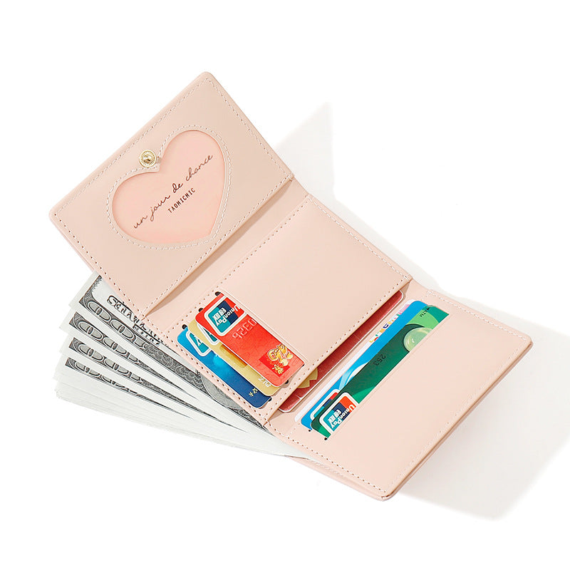Women's Fruit Foldable Short Multiple Slots Cute Ladies Wallets