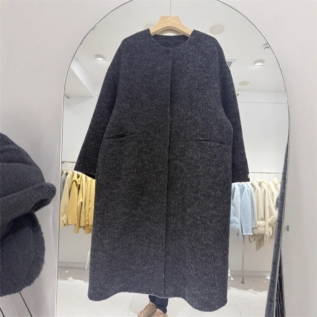 Women's Sense Korean Style Solid Color Triangle Shawl Atmosphere Coats