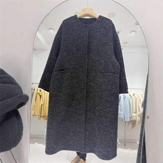 Women's Sense Korean Style Solid Color Triangle Shawl Atmosphere Coats