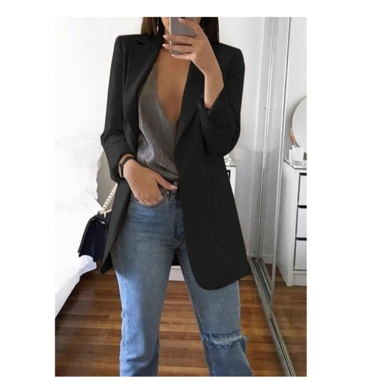 Comfortable Women's Fashion Polo Collar Graceful Cardigans