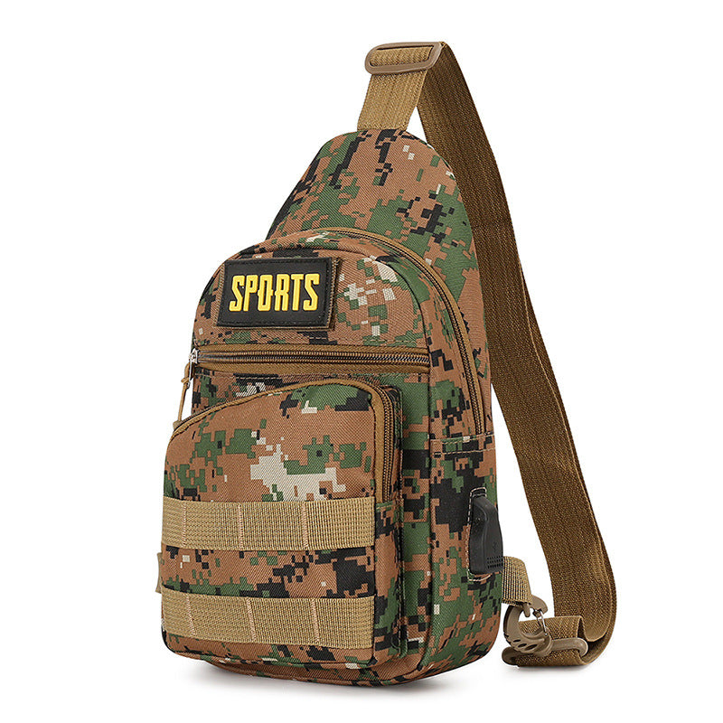 Men's Charming Nylon Cross-country Camouflage Fashion Men's Chest Bags
