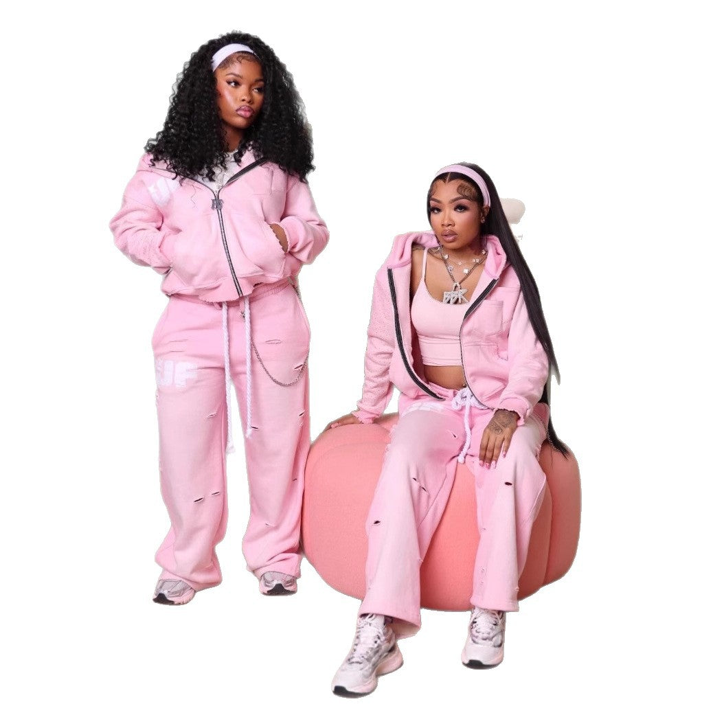 Women's Hot American Street Sports Fashion Suits