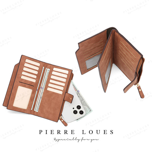 Women's Long High-grade Fashion Frosted Clutch Multifunctional Ladies Wallets