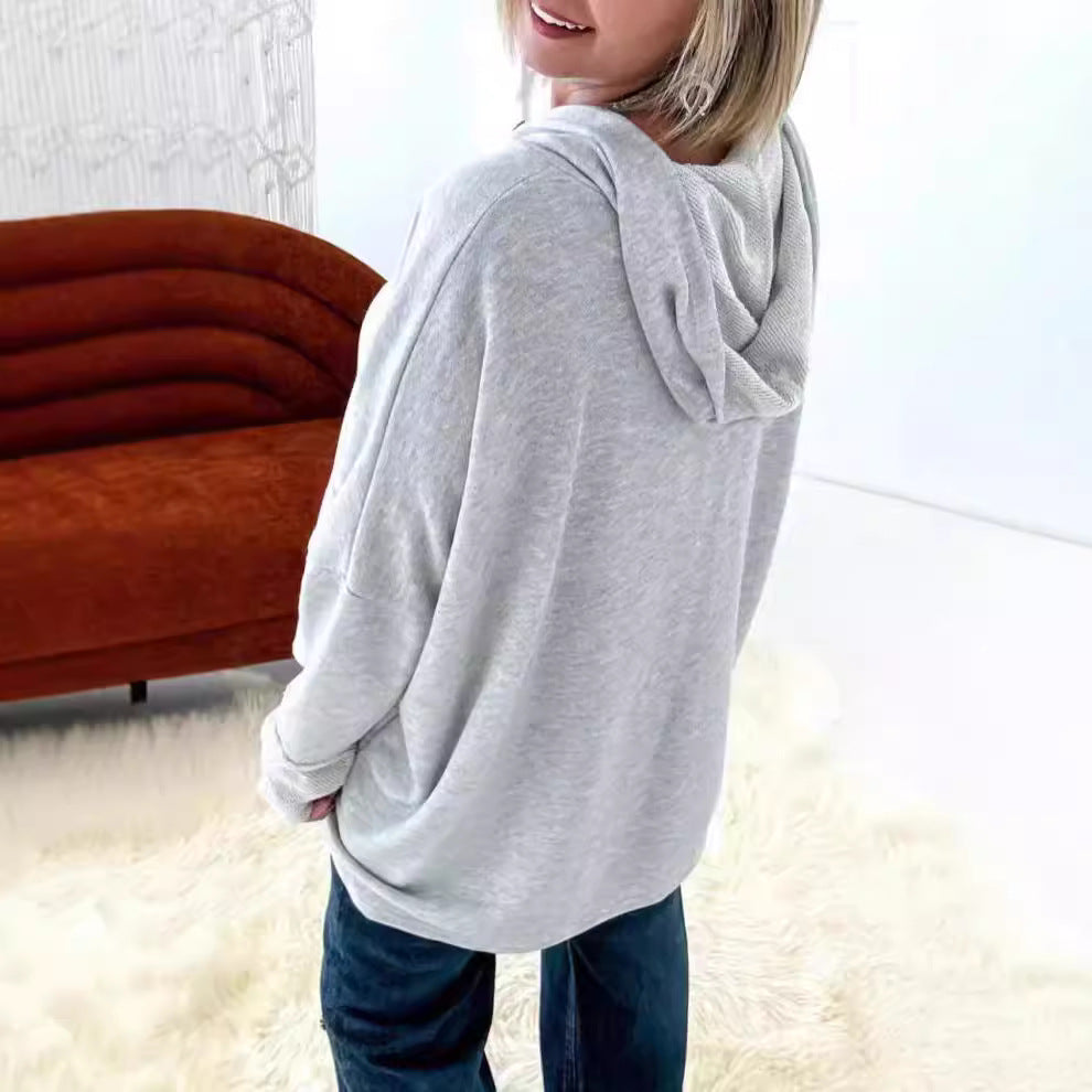 Versatile Unique Popular Women's Hooded Loose Clothing