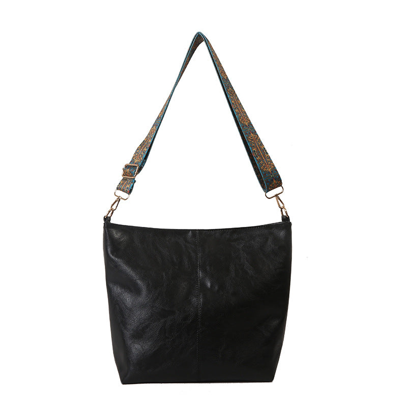 Women's Fashion Retro Soft Leather Large Capacity Tote Bags