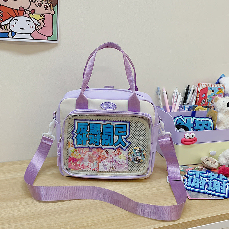 Cute Cartoon Large Capacity Commuter Korean Middle School Students' Schoolbags