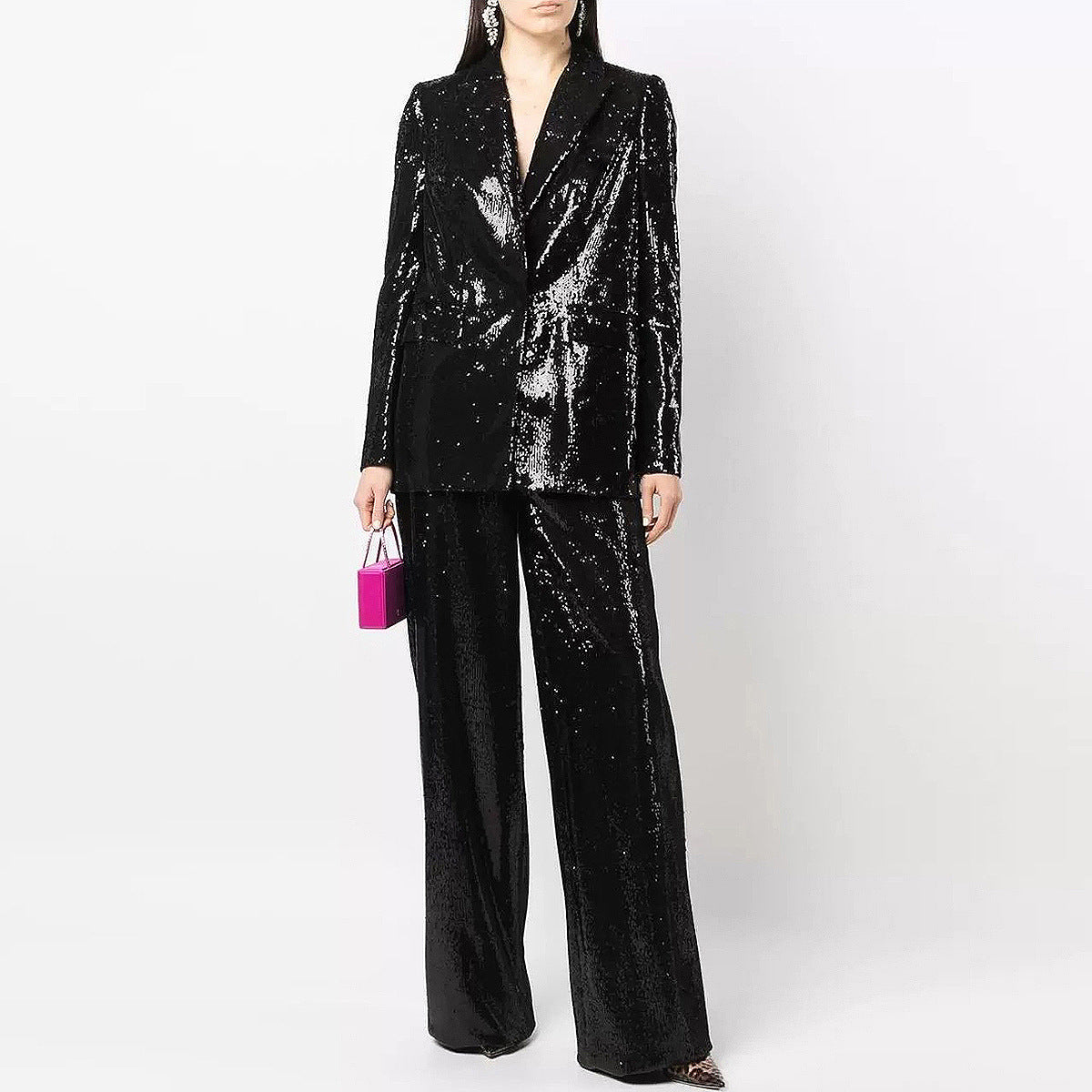 Women's Quality Sequins Shiny Elegant Fashion Suits