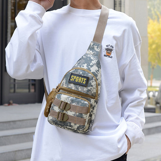 Women's & Men's & Camouflage Multifunctional Versatile Combat Men's Chest Bags
