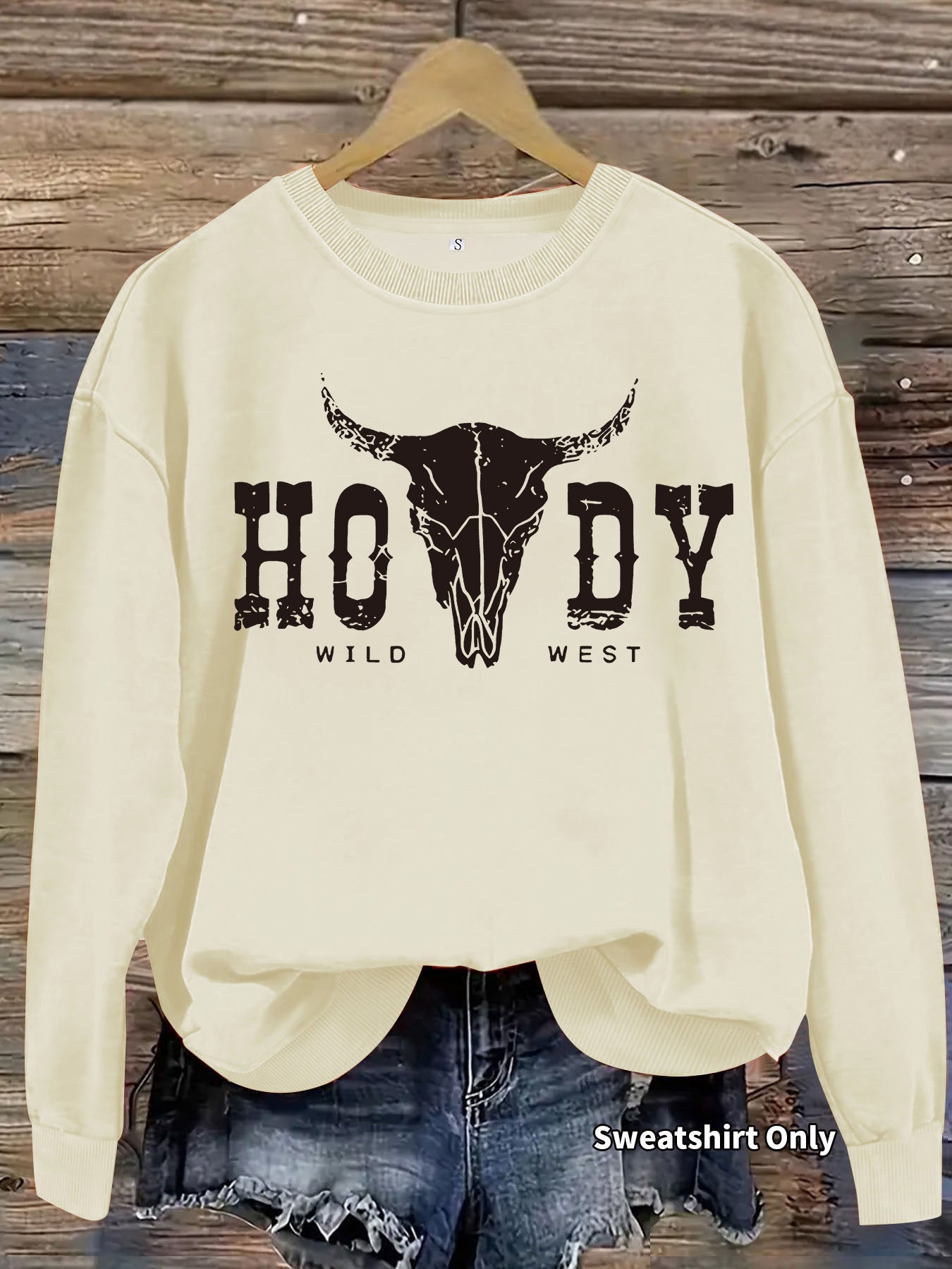 Women's Loose Casual Nomadic Cattle Printed Wear Sweaters