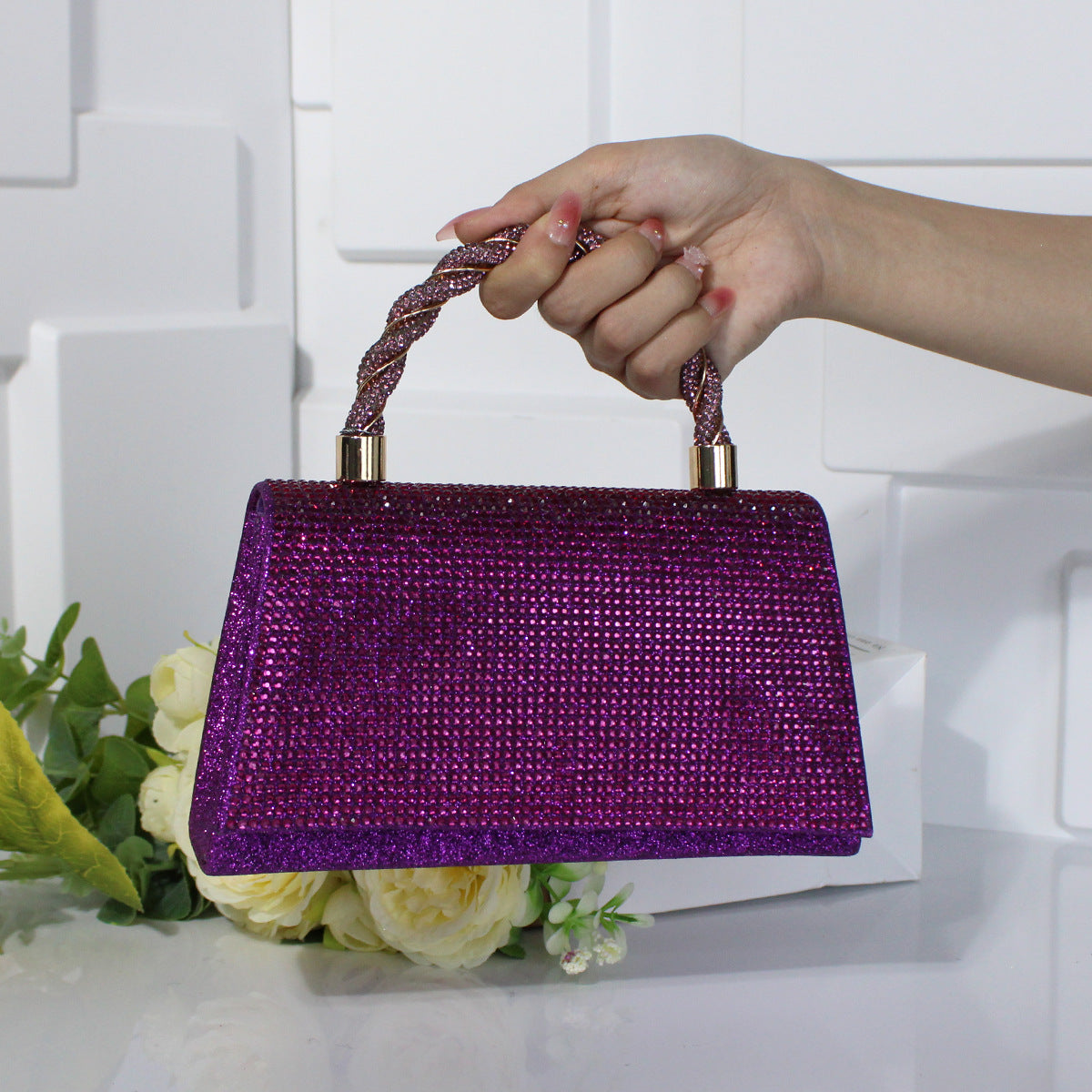 Women's Style Rhinestone Diamond Dress Garment Exquisite High-grade Evening Bags