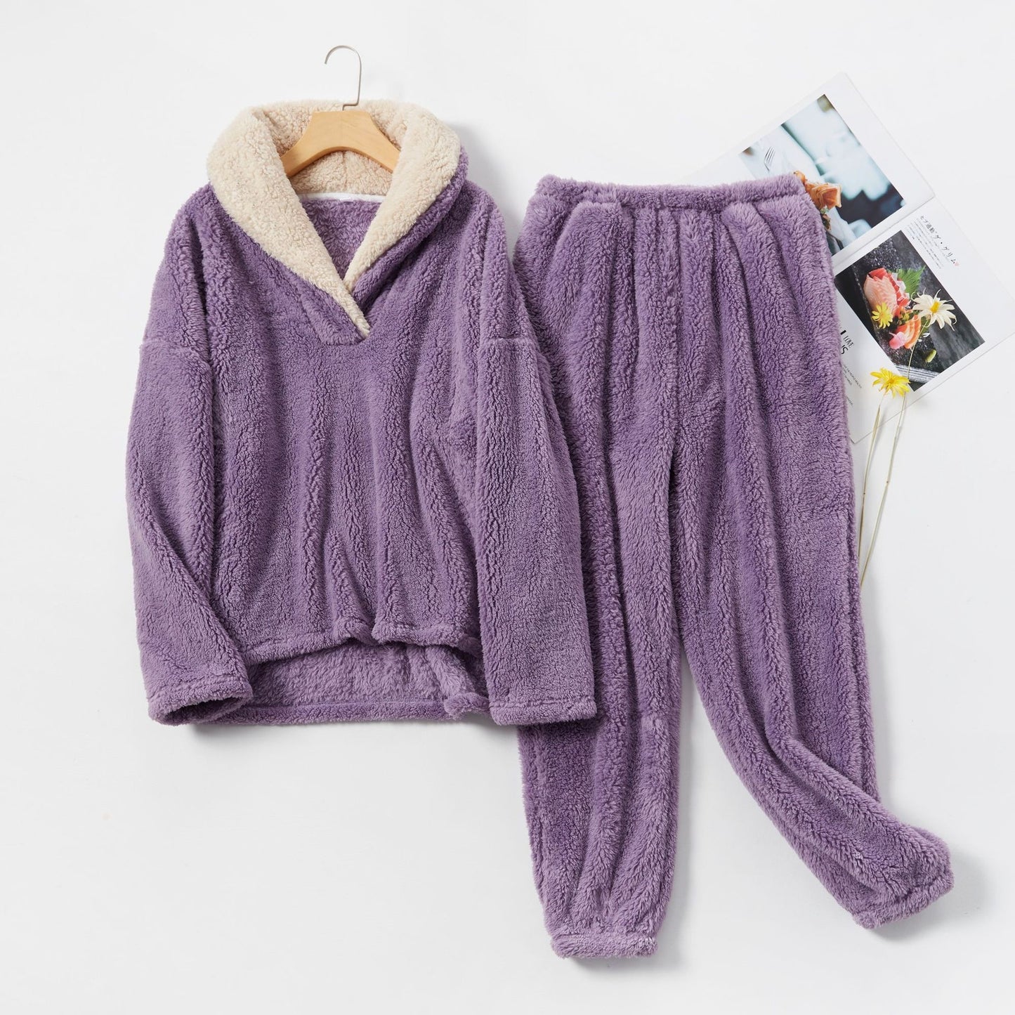 Veeteen Pajamas Long Sleeve Loose European Sweaters