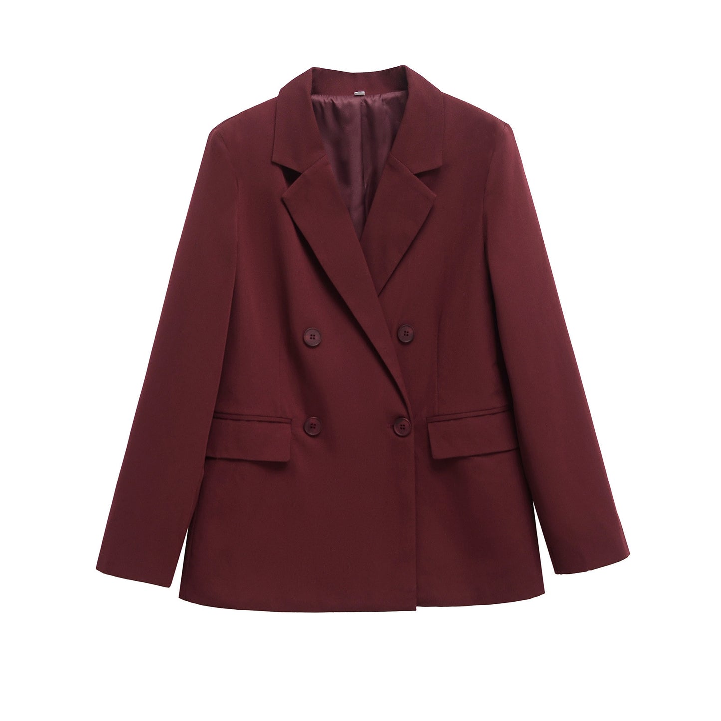 Women's Homemade Classic Simple Texture Double Breasted Blazers
