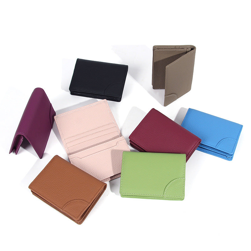 Light-weight Thin Simple Large Capacity Certificate Card Holder