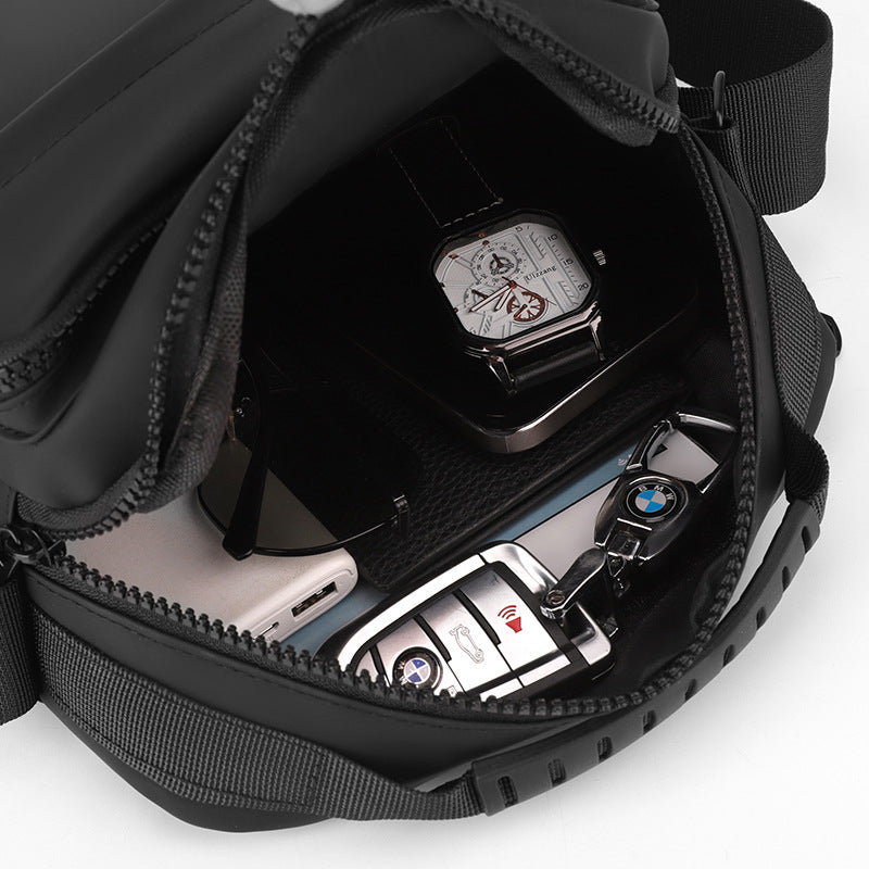 Men's Oxford Cloth Waterproof Thick Portable Collect Men's Messenger Bags