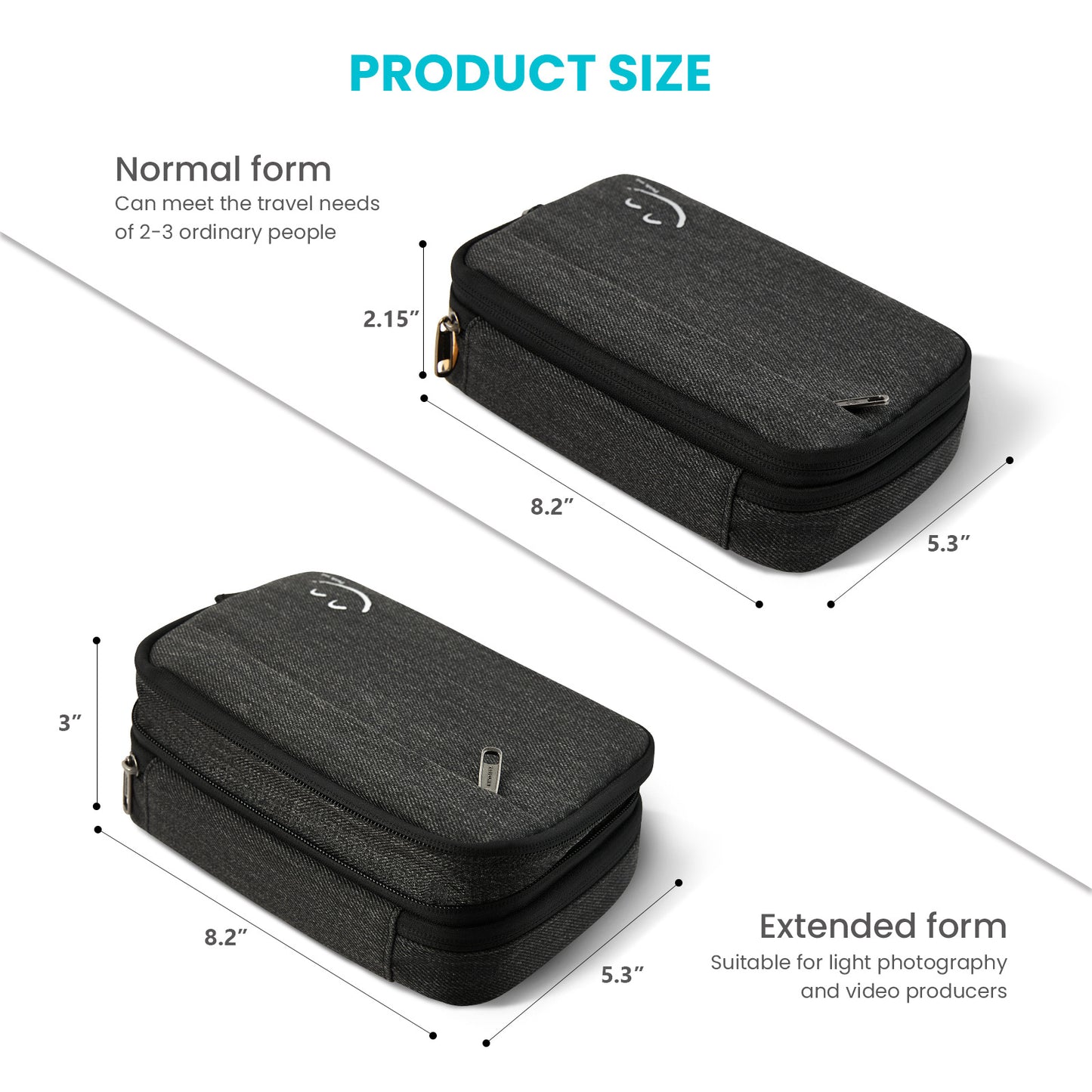 Power Bank Protecting Sleeve Earphone Dustproof Travel Bags