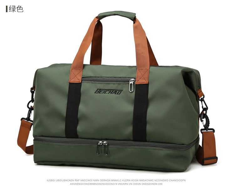 Women's Wet Separation Yoga Training Collect Clothes Travel Bags