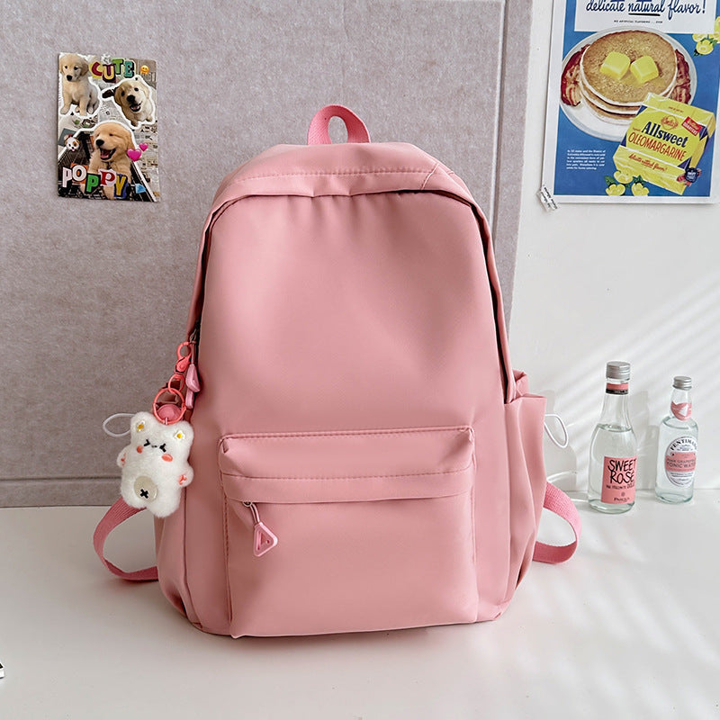 Style Simple Lettered Sweet Fresh Junior Middle School Students' Schoolbags