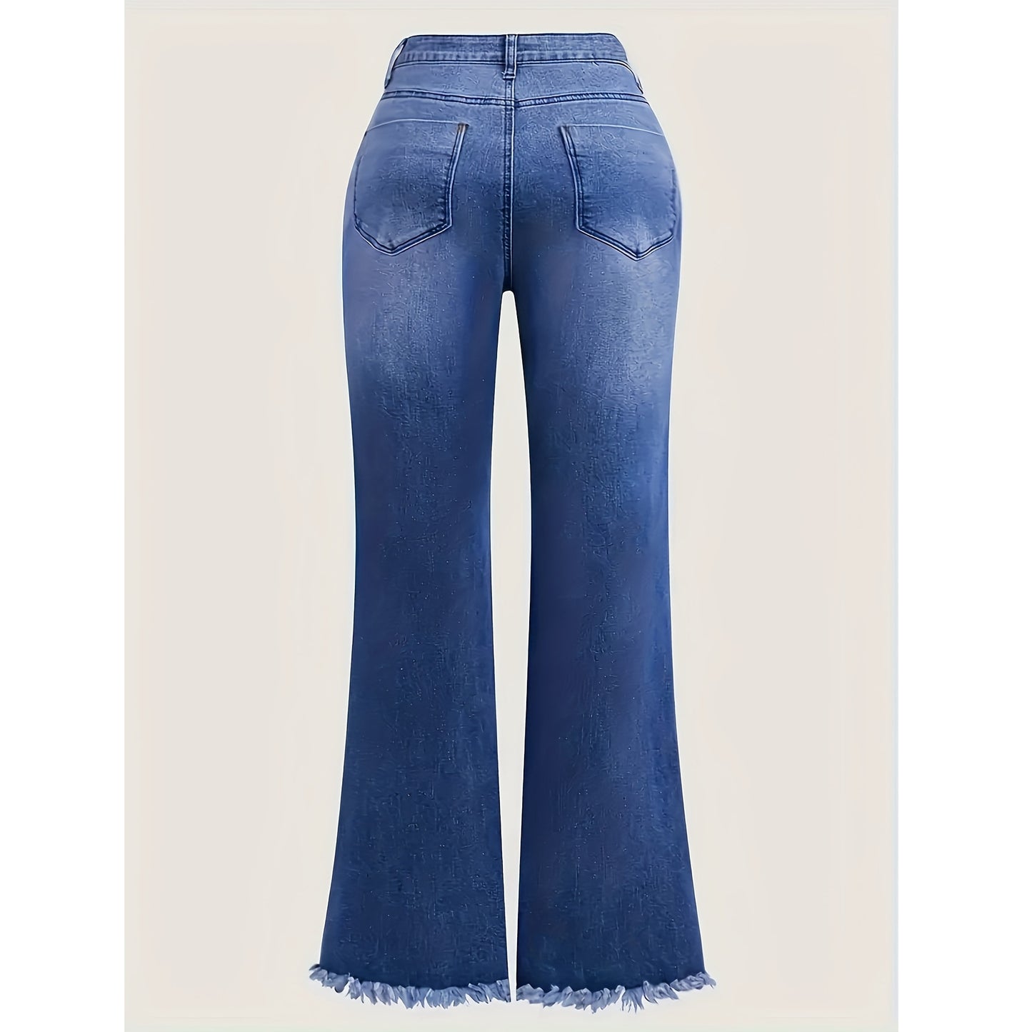 Women's Embroidered Stretch Washed Denim Wear Skinny Pants