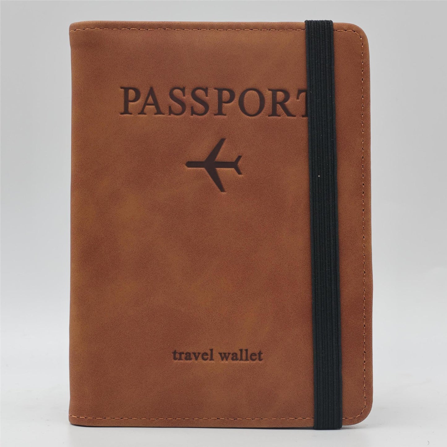 Cover Document Portable Lightweight Leather Clutch Id Package