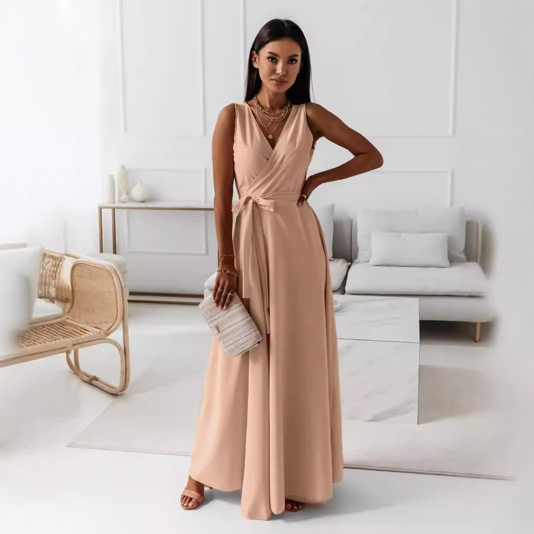 Glamorous Classic Women's Tied Party Long Dress