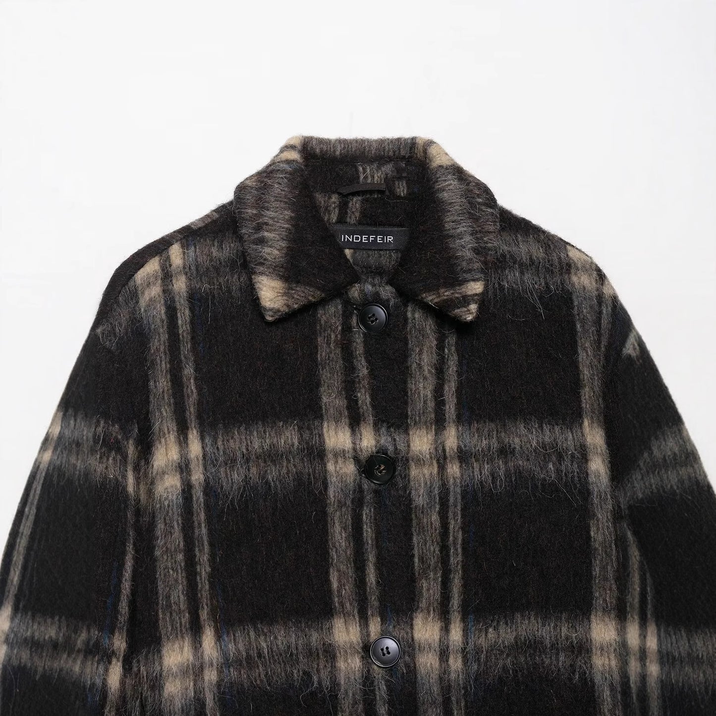 Women's Charming Fashion Simple Wool Plaid Jackets