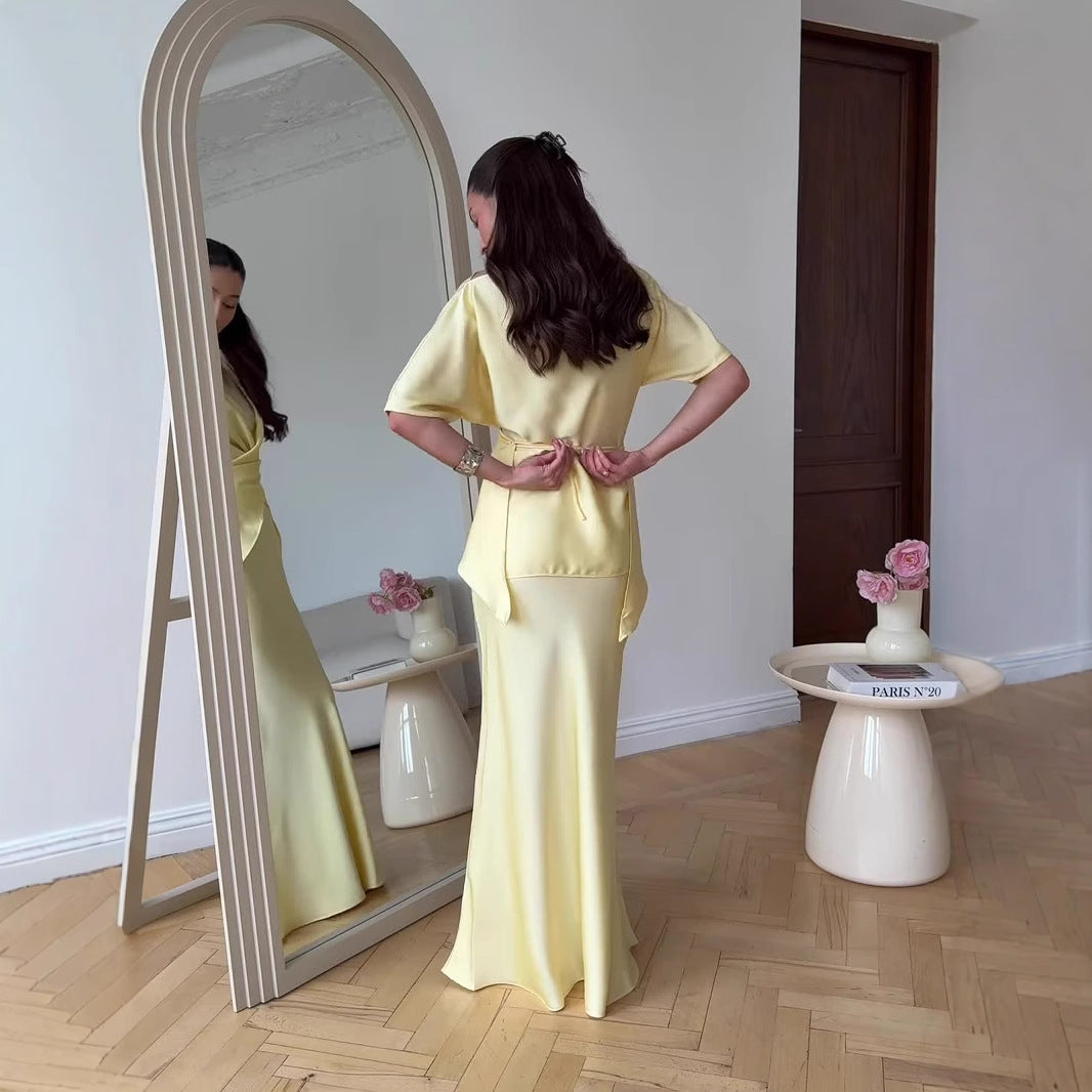 Women's Innovative Sexy Temperament Short-sleeved Dress Dresses