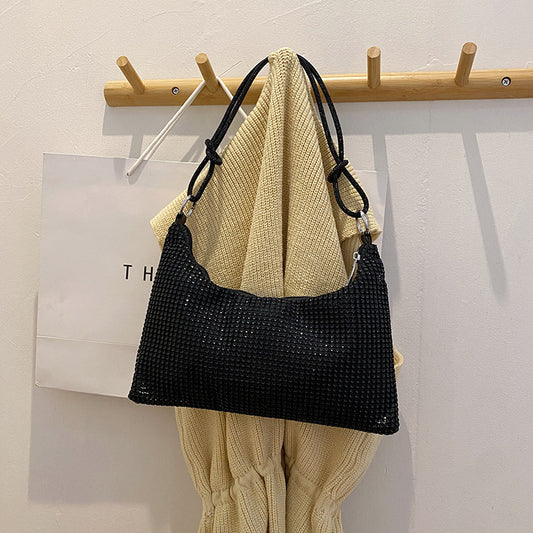 Women's Personalized Diamond Trendy Fashion Western Style Shoulder Bags